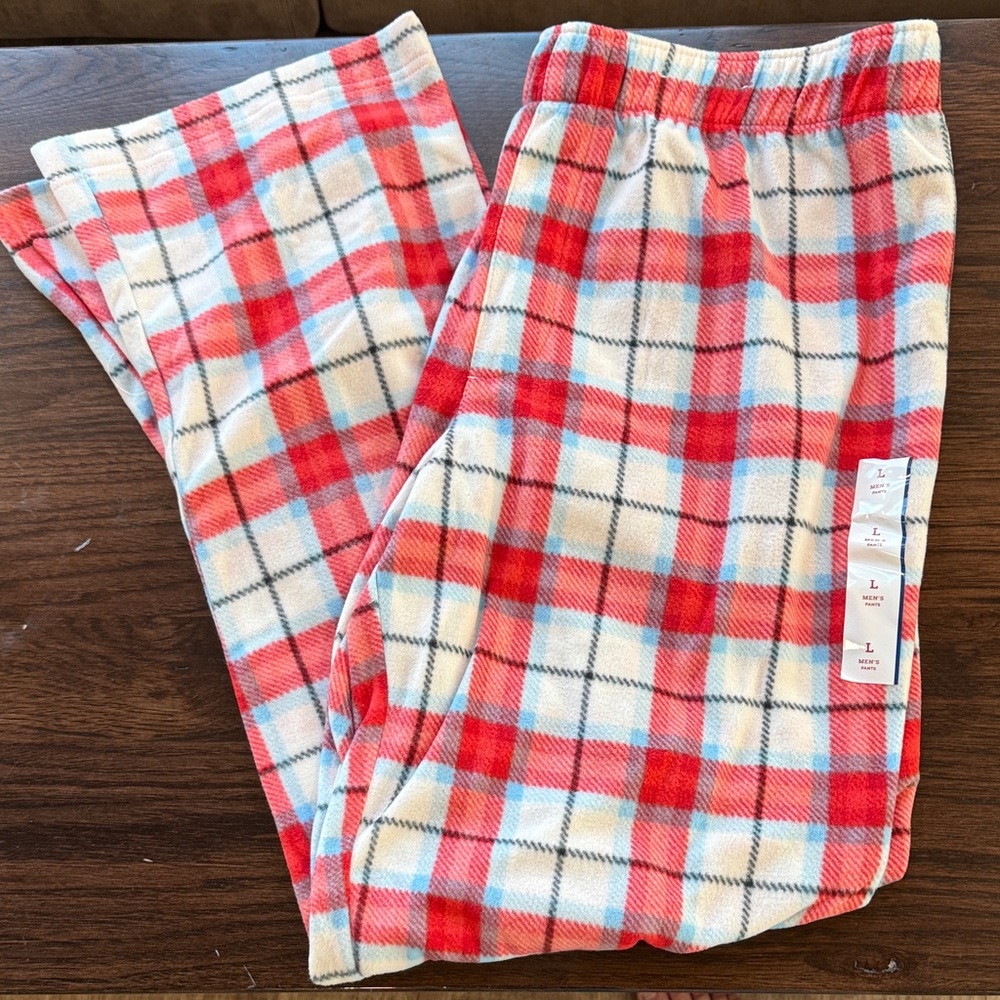 Cozy Plaid Mens Pajama Pants